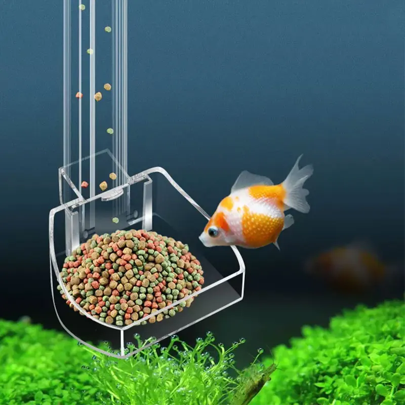 Aquarium Fish Variety - 수족관 아크릴 먹이 튜브, 붙지 않는