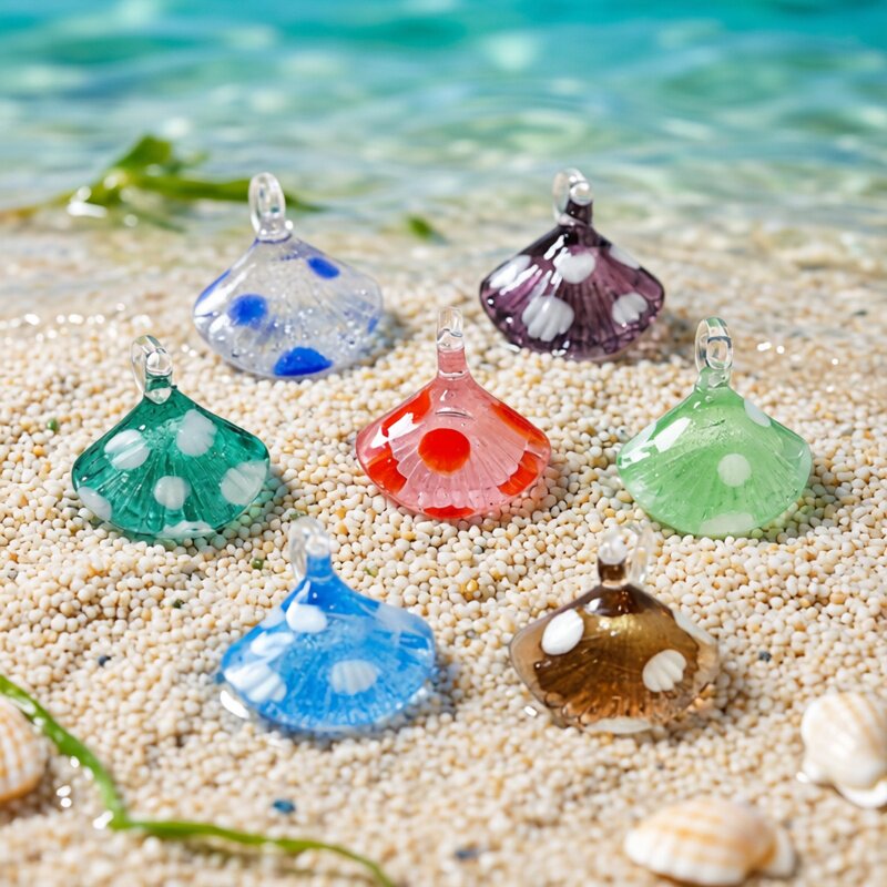 Aquarium Fish Items - 다채로운 미니 바다 조개 참 장식