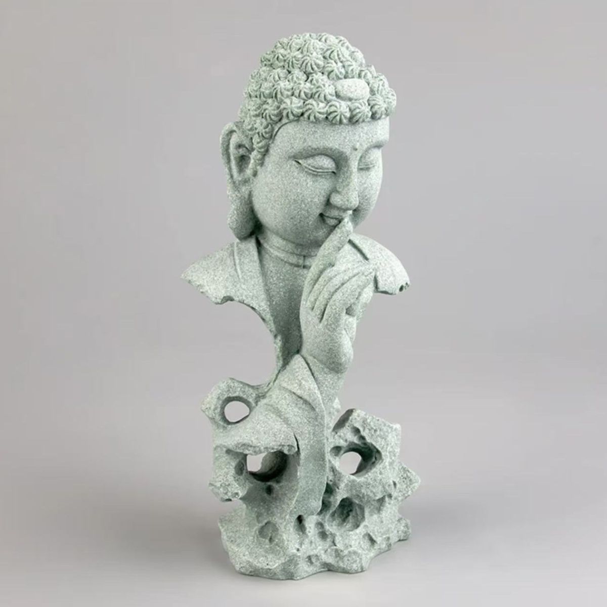 수조 장식품, 불교 불상 머리, 젠 정원, 분재, 수족 - Aquarium Fish Marine 리뷰 및 가격
