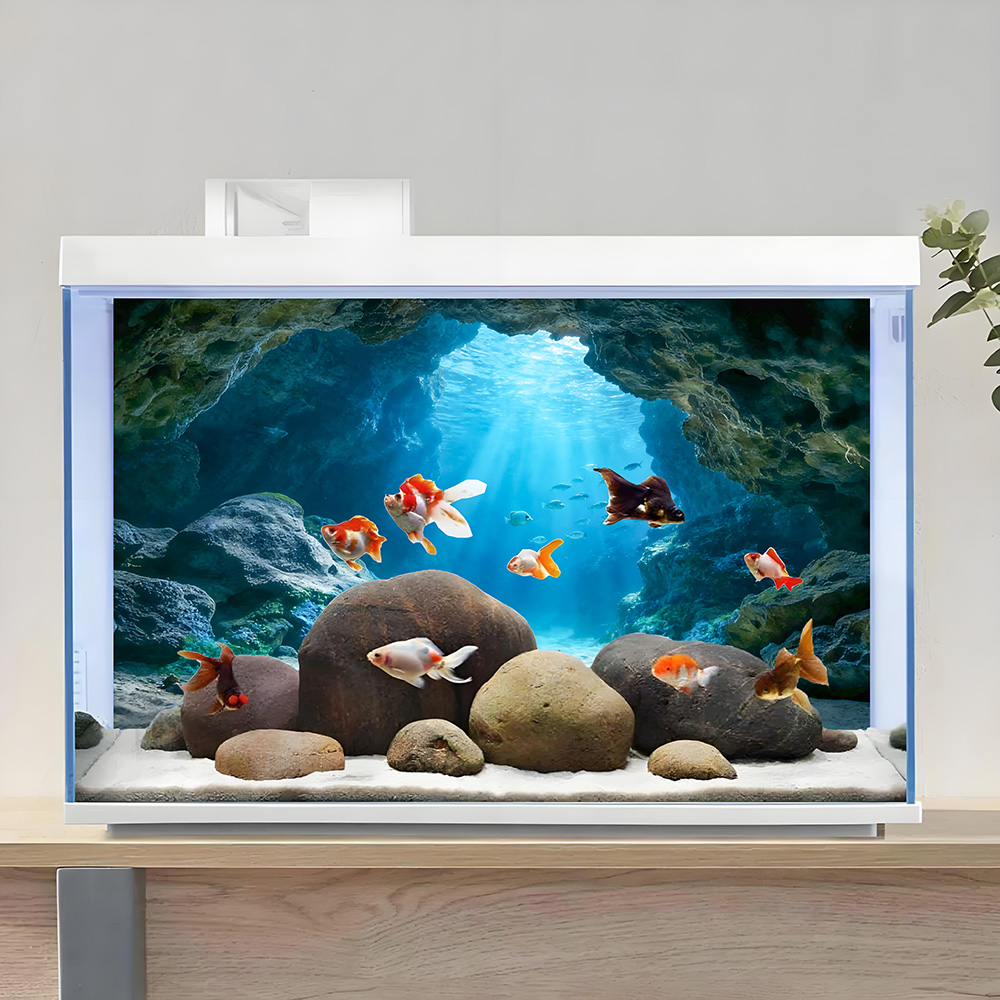 심해 블루홀, 어항 배경화면, 수족관 페인팅 스티커,  - Aquarium Fish Background 리뷰 및 가격