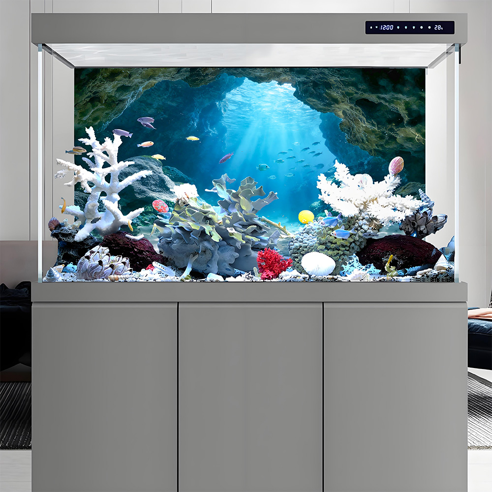 심해 블루홀, 어항 배경화면, 수족관 페인팅 스티커,  - Aquarium Fish Background 리뷰 및 가격