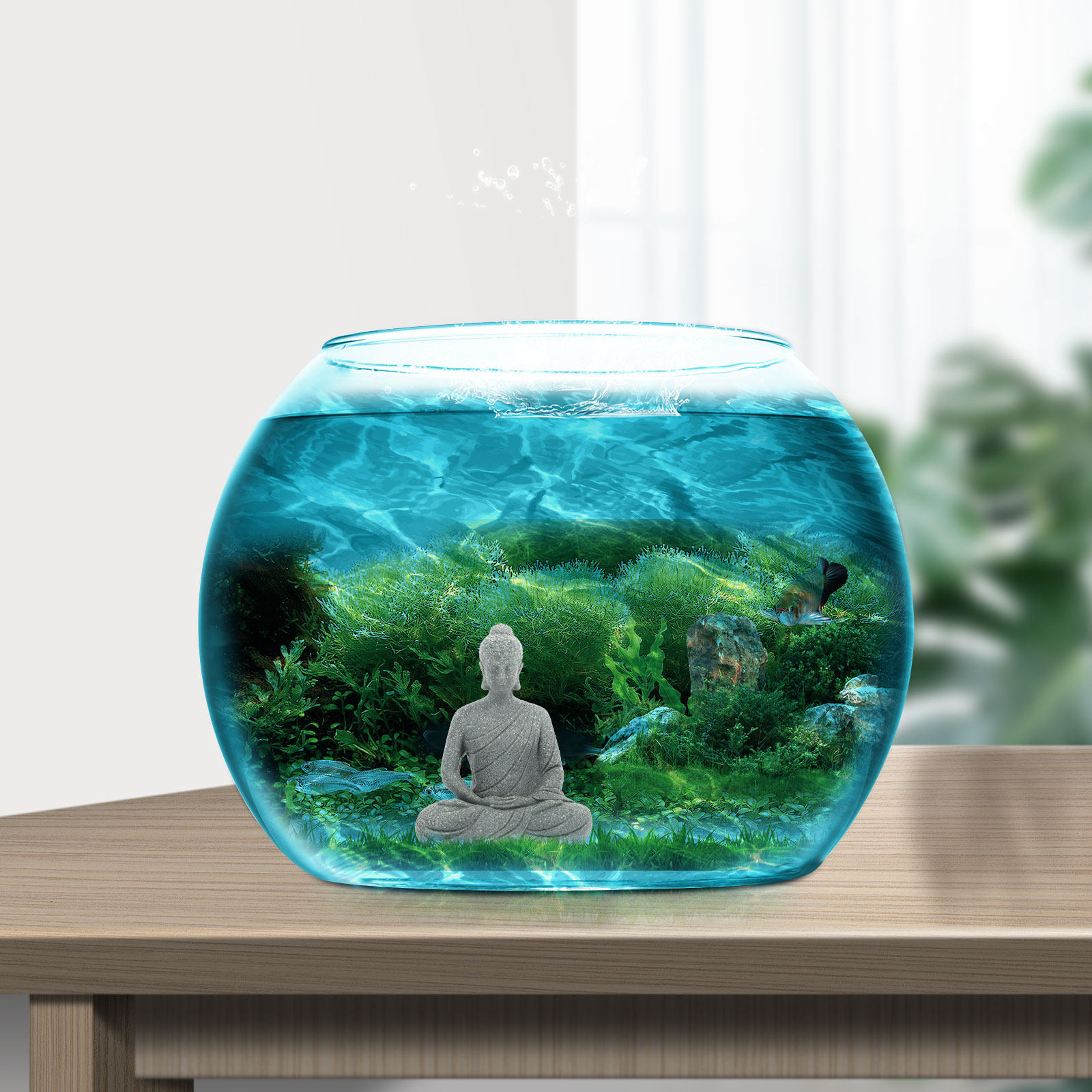 미니 불상 레진 수족관 장식 소형 어항 불상 수중 불교 - Aquarium Fish Usa 리뷰 및 가격
