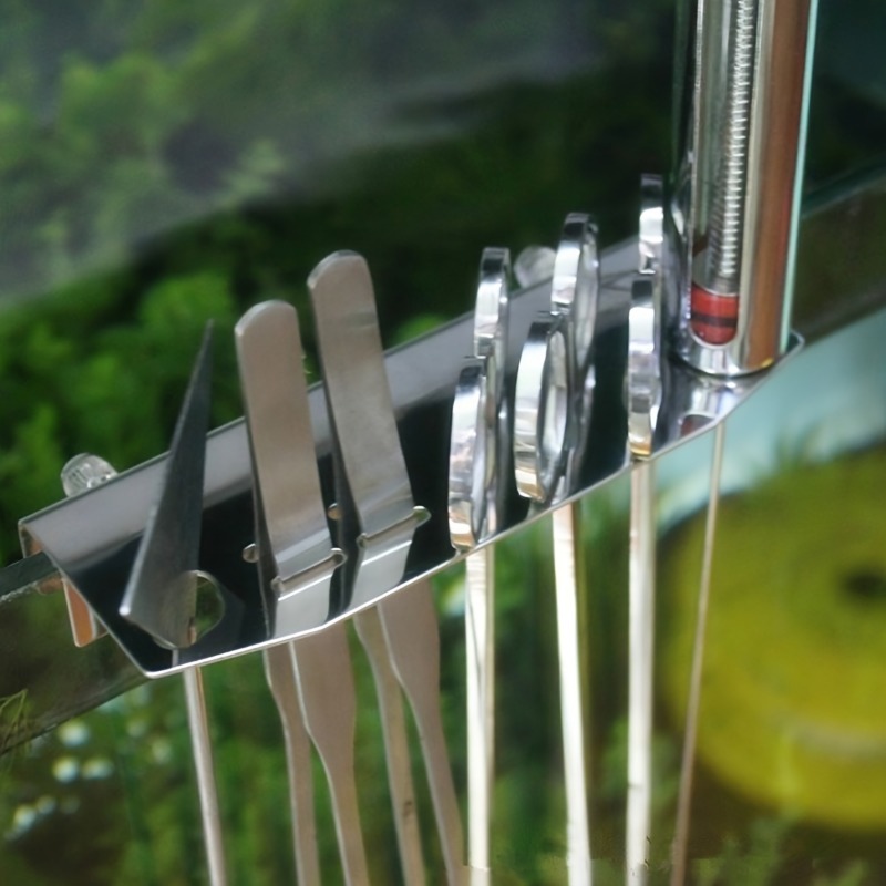 스테인레스 스틸 수족관 청소 도구 홀더, 벽걸이 형 물 - Aquarium Fish Background 리뷰 및 가격