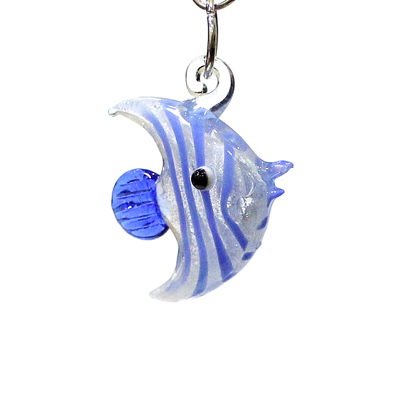 2 팩 귀여운 바다 물고기 매력 펜던트 소형 유리 생선 - Aquarium Fish Items 리뷰 및 가격