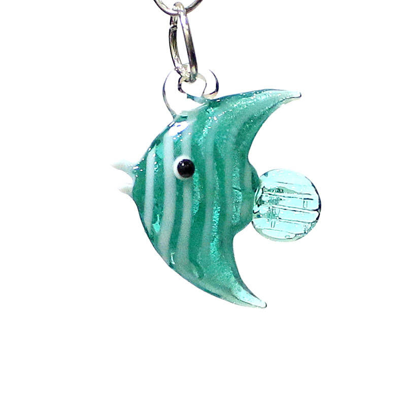 2 팩 귀여운 바다 물고기 매력 펜던트 소형 유리 생선 - Aquarium Fish Items 리뷰 및 가격