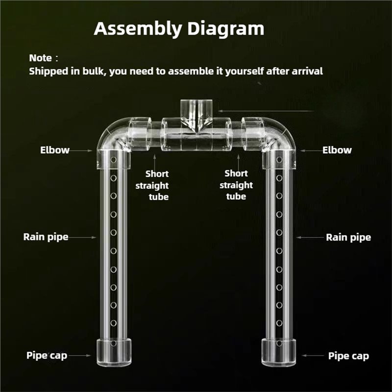 【가격 인하!】아크릴 레인 샤워 배출관 고투명 수족관  - Aquarium Fish High Price 리뷰 및 가격
