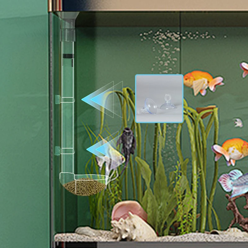 수족관 아크릴 먹이 튜브 안티 스틱 먹이 장치 디자인  - Aquarium Fish Variety 리뷰 및 가격