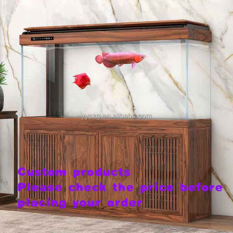 맞춤형 상업용 고급 유리 사각형 벽걸이 수족관 내구성  - Aquarium Fish Usa 리뷰 및 가격