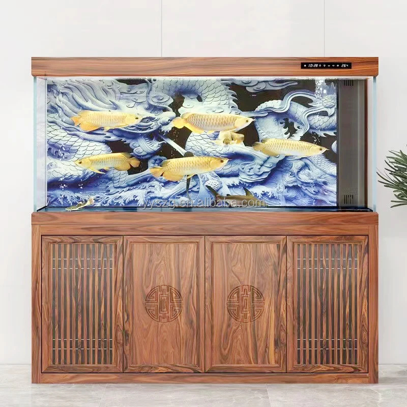 맞춤형 상업용 고급 유리 사각형 벽걸이 수족관 내구성  - Aquarium Fish Usa 리뷰 및 가격
